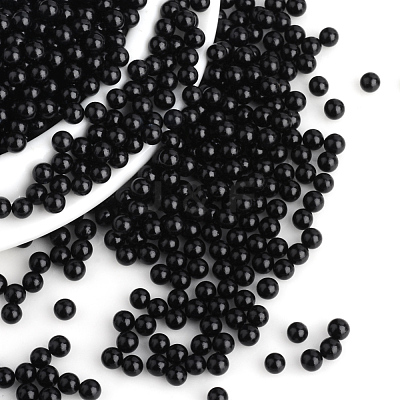 Imitation Pearl Acrylic Beads OACR-S011-6mm-Z25-1
