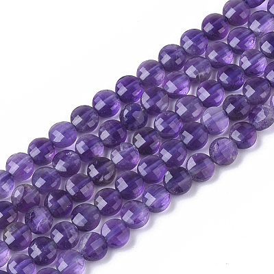Natural Amethyst Beads Strands G-S362-015-1