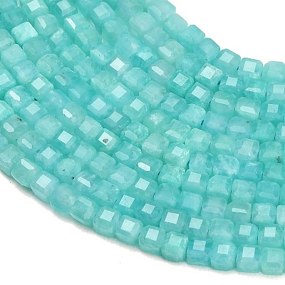 Natural Amazonite Beads Strands GG-CBA77FB-D02-01-1