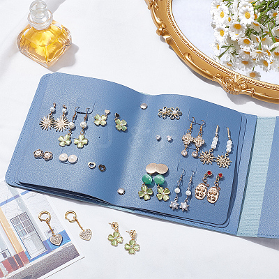 PU Leather Earring Storage Bags AJEW-SP0006-24E-1