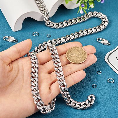 DIY Chain Bracelet Necklace Making Kit DIY-YS0001-71-1