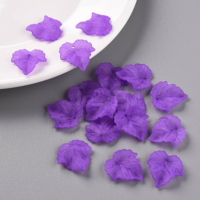 Autumn Theme Transparent Frosted Acrylic Pendants LS-X-PAF002Y-8-1