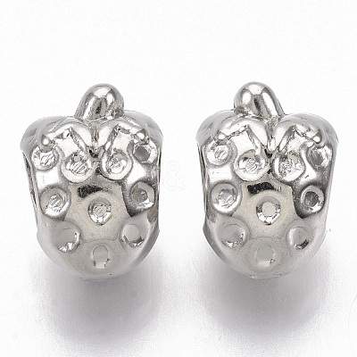 Plating ABS Plastic European Beads KY-T019-07-1