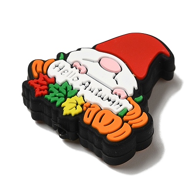 Autumn Theme Silicone Beads SIL-S006-02B-1