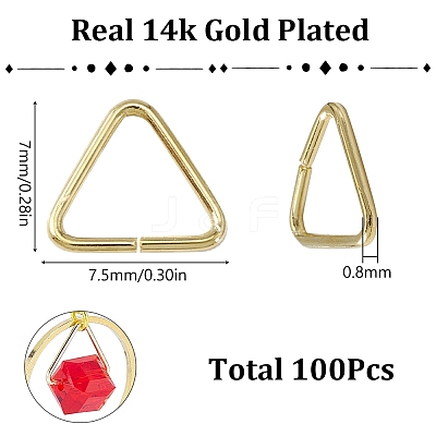 Brass Triangle Linking Ring FIND-SC0006-42-1