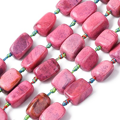 Natural Agate Beads Strands G-P605-A01-01-1
