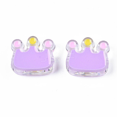 Transparent Acrylic Beads ACRC-S039-08D-1