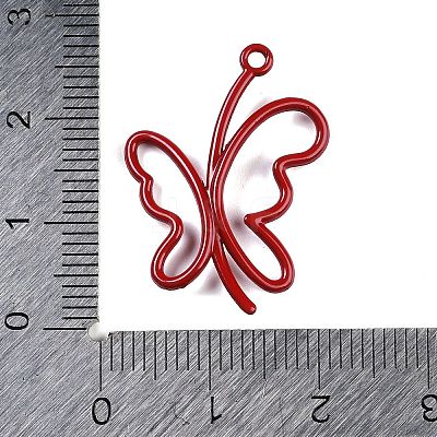 Baking Paint Alloy Pendants FIND-G080-01H-1