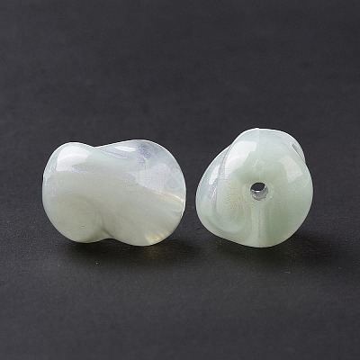 Opaque Acrylic Beads OACR-C013-10G-1