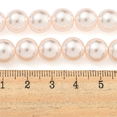 Glass Pearl Beads Strands HY-G002-01E-03-1