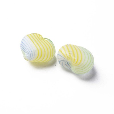 Handmade Blown Glass Globe Beads GLAA-T012-41-1