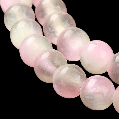 Natural Selenite Dyed Beads Strands G-P493-02J-1