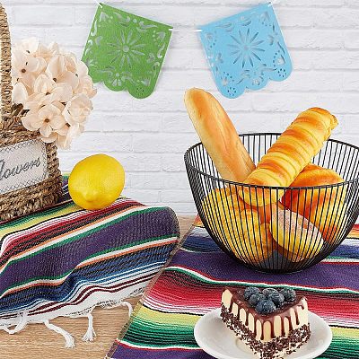 Cotton Flag Placemats for Dining Table and Felt Pennant Flags DJEW-FG0001-03-1