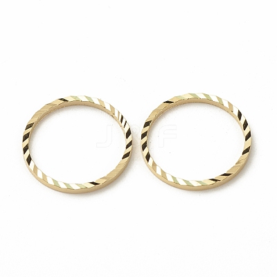 Brass Linking Rings KK-F831-018D-G-RS-1