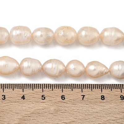 Natural Cultured Freshwater Pearl Beads Strands PEAR-D003-01D-13-1