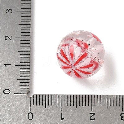 Transparent Resin Enamel Beads RESI-M052-01C-1