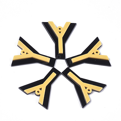 Cellulose Acetate(Resin) Pendants KY-S158-41Y-C-1