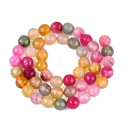 Natural Agate Beads Strands G-Q606-42A-02-1