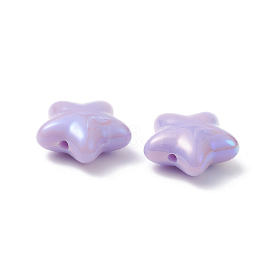 UV Plating Acrylic Beads PACR-R249-05-1