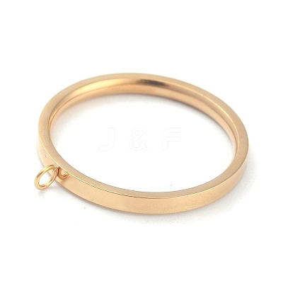 304 Stainless Steel Finger Ring Settings RJEW-O045-09C-G-1
