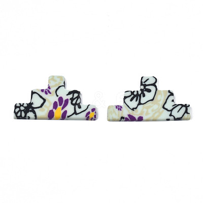 Handmade Polymer Clay Cabochons CLAY-N010-046-1