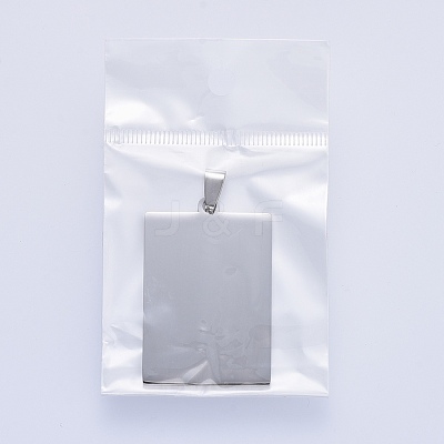 Tarnish Resistant 304 Stainless Steel Big Pendants STAS-I140-26S-1