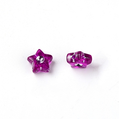 Transparent Acrylic Beads RESI-WH0016-04-1