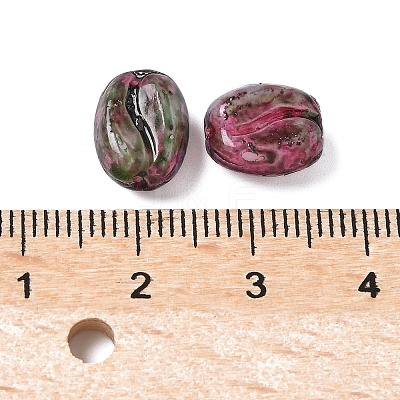 Picasso Baking Paint Glass Seed Beads LS-GLAA-V001-08D-1