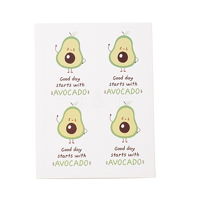Rectangle Paper Stickers DIY-B041-13A-1