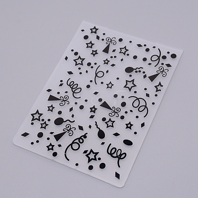 Plastic Fondant Stencil DIY-WH0221-01A-1