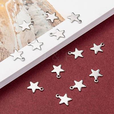 Tarnish Resistant 304 Stainless Steel Charms STAS-G190-27P-A-1