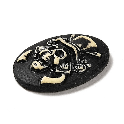 Halloween Opaque Resin Cabochons CRES-F023-06-1