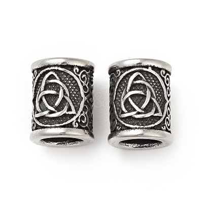 Viking Rune 304 Stainless Steel Beads STAS-E164-01AS-1