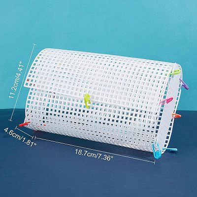 Plastic Mesh Canvas Sheets KY-WH0020-75-1