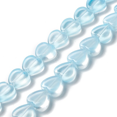 Transparent Glass Beads Strand GLAA-F112-03E-1