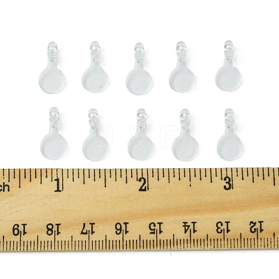 200Pcs Transparent Acrylic Pendants TACR-FS0001-52-1