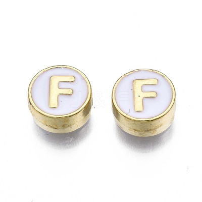 Alloy Enamel Beads ENAM-N052-006-01F-RS-1