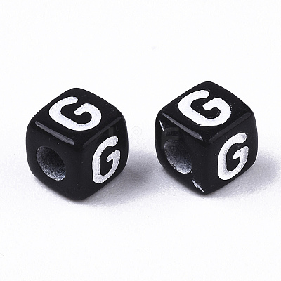 Opaque Acrylic Beads LS-X-SACR-N002-01G-1