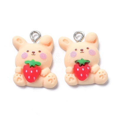 Resin Pendants X-RESI-G026-09-1