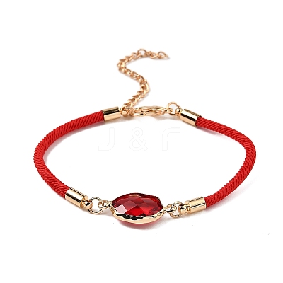 12Pcs 12 Colors Polyester Bracelets BJEW-P340-13C-G-1