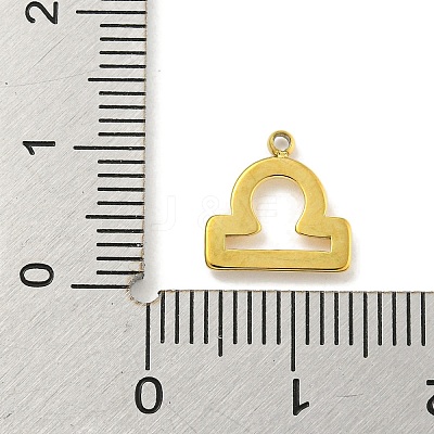 Real 18K Gold Plated PVD Vacuum Plating 304 Stainless Steel Pendants STAS-L278-002G-07-1