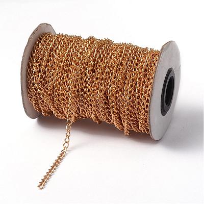 304 Stainless Steel Curb Chains STAS-D414-07-1