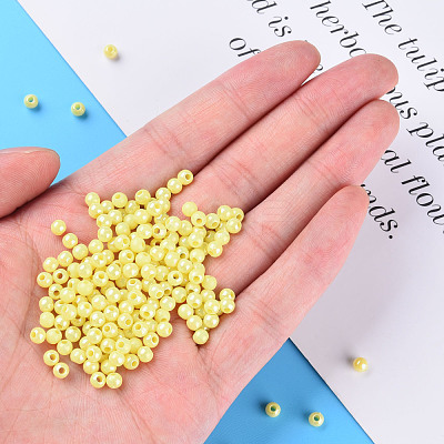 Opaque Acrylic Beads MACR-S371-11-I-1