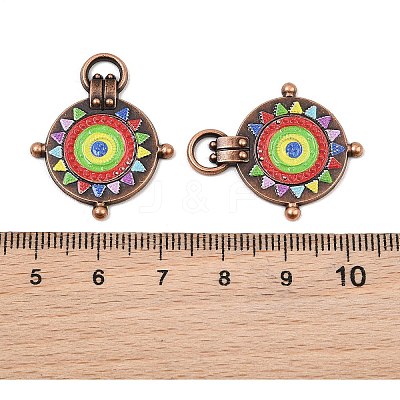 Tibetan Style Alloy Pendants AL-CBA606A-01-1