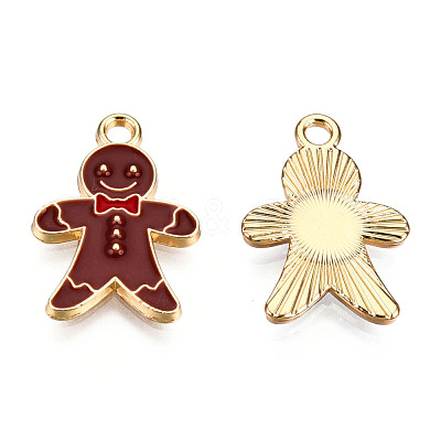 Alloy Enamel Pendants X-ENAM-T009-42C-1