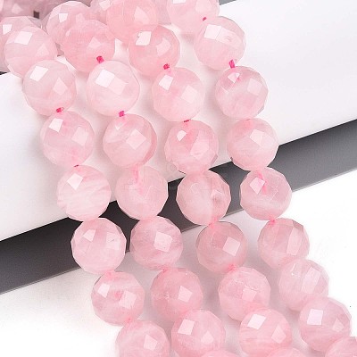 Natural Madagascar Rose Quartz Beads Strands G-S345-10mm-34-1