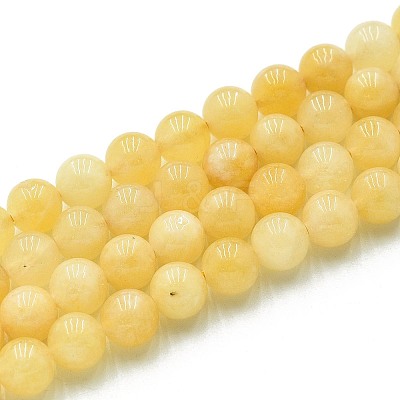Natural Quartz Beads Strands G-N355-8mm-06-1