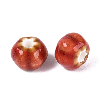 Vintage Handmade Porcelain Beads PORC-Q006-07J-1