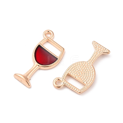 Alloy Enamel Pendants X-ENAM-G124-06D-1