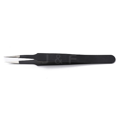 Spray Painted 201 Stainless Steel Beading Tweezers TOOL-G021-07-1
